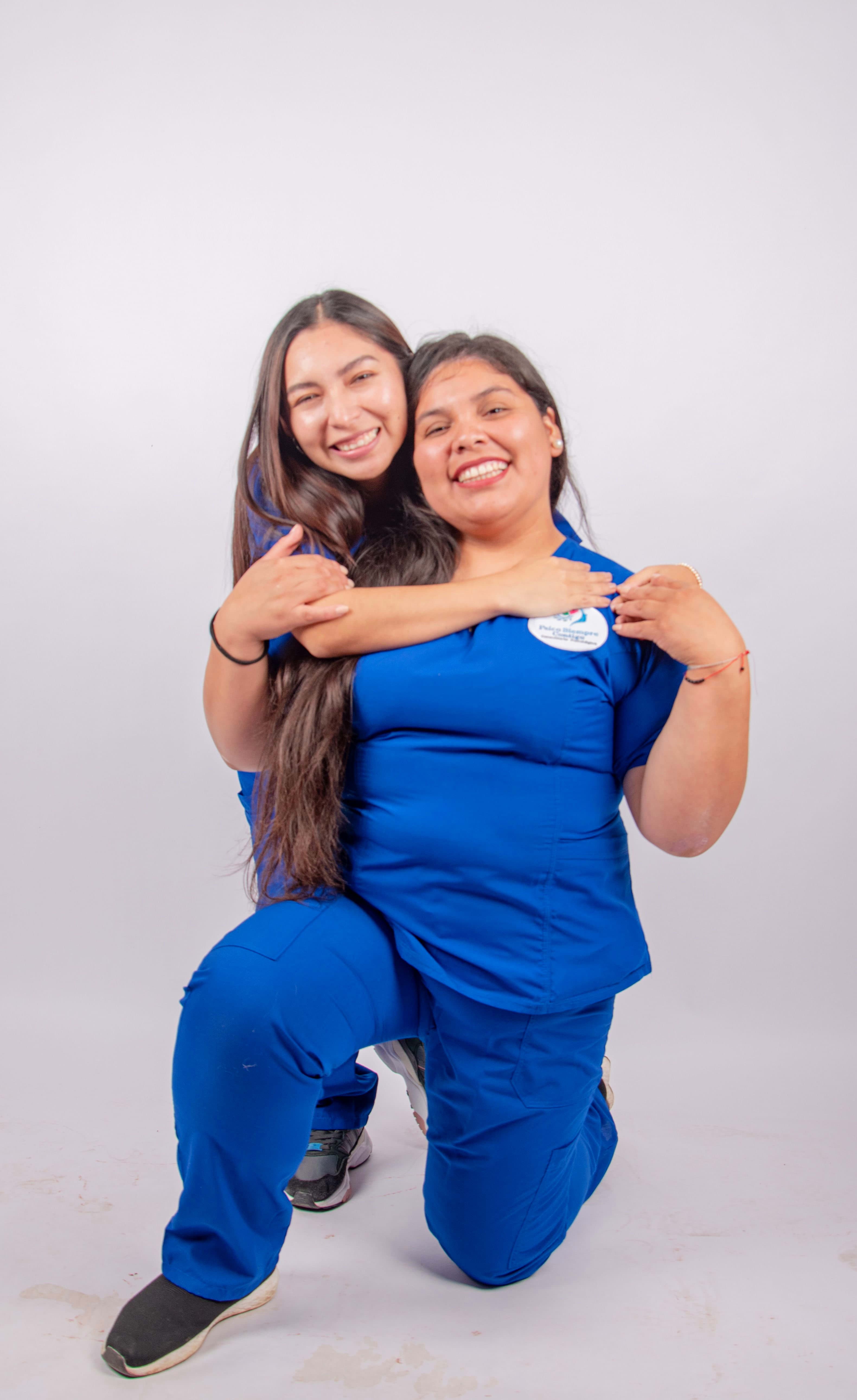 Nurse caring for a patient
